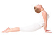 Photo: Young woman doing yoga exercise Young woman doing yoga exercise