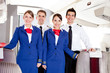 Airplane cabin crew