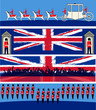 canvas print picture - Jubilee Banner Set