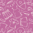 Vector: Fashion shopping pink pattern Fashion shopping pink pattern
