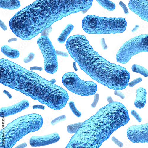 Illustration: Bacterium and Bacteria Bacterium and Bacteria