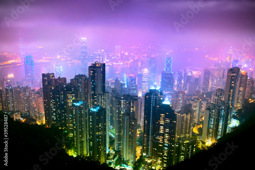 Photo: Hong Kong Nght View Hong Kong Nght View