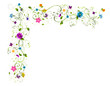 frise florale