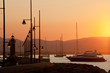 Saint Tropez lighthouse sunset