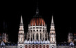 Photo of the hungarian parlament at night
