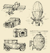 hand drawn - old times