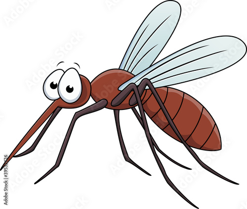 Vector: Vector Illustration Of Mosquito Cartoon Vector Illustration Of Mosquito Cartoon