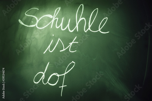 Photo: Schule ist doof Schule ist doof