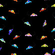 Seamless pattern with cars