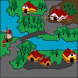 Illustration: Cute illustration of a village Cute illustration of a village