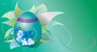 Easter card with egg