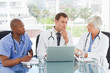Doctors in a meeting room