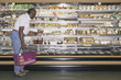 Man doing grocery shopping