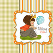 pretty young girl sitting