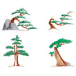 Vector icons for trees