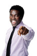 pointing businessman
