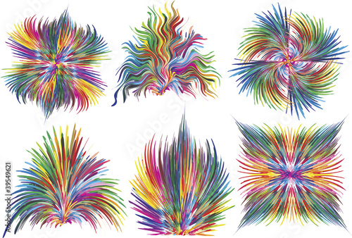 Vector: Set of vector elements for business or decoration Set of vector elements for business or decoration