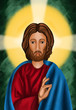 Digital painting of the risen Lord Jesus