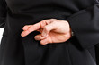 Crossed fingers