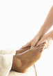 Woman receiving foot massage