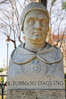 Saint Tommaso Aquino statue at Borghese villa