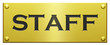 "Staff" Engraved Plaque