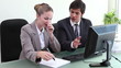 Video: Colleagues working together Colleagues working together