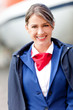 Beautiful flight attendant