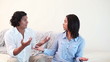 Young couple having argument
