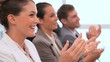 Team work applauding