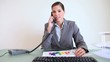 Businesswoman checking documents