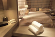 White towels on Bathroom