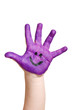 Kinderhand lila Kinderhand lila