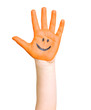Kinderhand orange Kinderhand orange