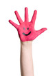 Kinderhand magenta Kinderhand magenta