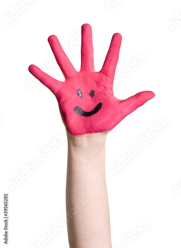 Photo: Kinderhand magenta Kinderhand magenta