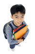 boy ready for school