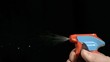 Water being sprayed in super slow motion