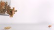 Pasta falling down in super slow motion