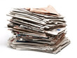 Foto: Zeitungsstapel Zeitungsstapel