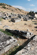 Necropolis in old greece town Hierapolis, Turkey.