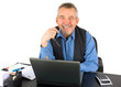 Mann mit Laptop