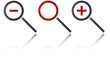 3 Lupen Rot