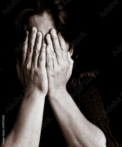 Photo: Young woman crying Young woman crying