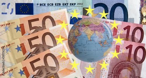 Photo: Euro zone in the world Euro zone in the world