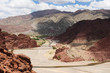 Typical Andean countryside in Bolivia near Tupiza