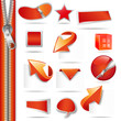 etikette set - modern