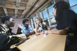 Friends playing cards