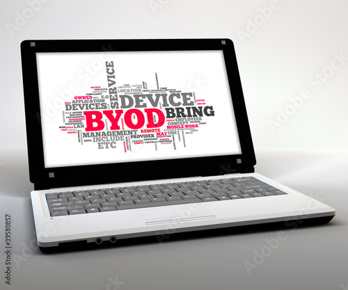 Illustration: Mobile Thin Client / Netbook "BYOD - Bring Your Own Device" Mobile Thin Client / Netbook "BYOD - Bring Your Own Device"