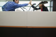Businesspeople giving each other high five